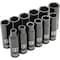 Dynamic Tools 3/8" Dr 12Pcs 6 Point Metric, Deep Impact Socket Set, 8mm - 19mm D010023 - alternate 1